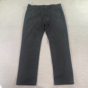 Levi Strauss 541 Black Jeans Mens 38x32 *Ripped Belt Loop See Pics*